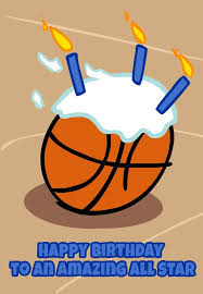 Happy birthday for basketball player or fan, baske…. Birthday Card Free Printable Basketball Greeting Card Birthday Birthday Card Printable Happy Birthday Printable Free Printable Birthday Cards