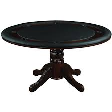 Save space while multiplying the fun as the standard dining table easily converts to a poker table and bumper pool table. Buy Ram Game Room Round Poker Dining Table W Free Shipping Just Poker Tables