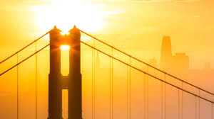 San francisco bridge under orange sky at sunset. Epic Sunrise Photography At The Golden Gate Bridge Youtube