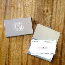 Add their first initial to a creative office gift they can keep in their purse, briefcase or pocket and use. Monogrammed Business Card Holder Cheaper Than Retail Price Buy Clothing Accessories And Lifestyle Products For Women Men