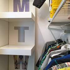 Do you suppose days of the week closet organizer appears great? Days Of The Week Clothing Organization With Free Printable More Ikea Organizing Blue I Style
