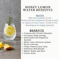 Honey Lemon Water Benefits Lemon Water Benefits Honey Lemon Water Lemon Water