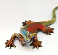 Golden Pond Collection Golden Lizard 8 Inches