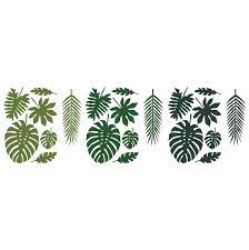 Si deseas comprar este producto haz click aquí. Decoraciones De Papel Hojas Tropicales My Karamelli