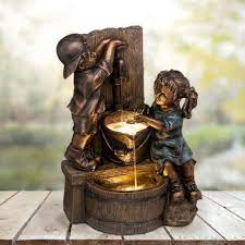 Shop our best selection of 48 in. Funny Garden Statues Sculptures Resin Boys And Girls Figurine Outdoor Garden Yard Decoration Ornaments Home Decor Accessories Hot Offer Aa72 Goteborgsaventyrscenter