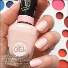 Sally Hansen Miracle Gel Swatches Fall 2017 French Romance Sally