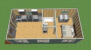 Trying to figure out a decent layout for a 20x24 loft cabin, originally had a two bedroom signal level # posted: Lofted Cabins Sterling Supply