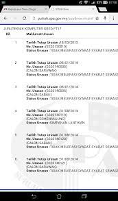 Untuk pengetahuan, pemohon boleh menyemak status permohonan spa8i ini, setelah menekan butang hantar pada portal di bahagian pengakuan pemohon. Status Melepasi Syarat Syarat Semasa Spa Rass Naa