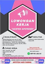 Entdecke rezepte, einrichtungsideen, stilinterpretationen und andere ideen zum ausprobieren. Loker Asisten Apoteker Di Puskesmas Area Garut Loker Asisten Apoteker Di Puskesmas Area Garut Lowongan Tenaga Teknis Kefarmasian Ttk Asisten Apoteker Kualifikasi