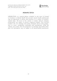 A recent study found that 18 percent of american adults have a mental health condition. Pdf Perspectives On Self Care