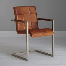 John Lewis Partners Classico Leather Office Dining Chair Grey Dining Chairs Vintage Office Chair White Leather Chair