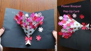 5 out of 5 stars. Diy Flower Bouquet Pop Up Card 7 Paper Crafts Handmade Craft Youtube