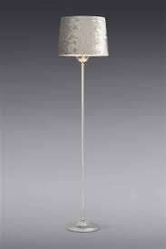 Grey Crushed Velvet Floor Lamp Lamp Floor Lamp Floor Standing Lamps