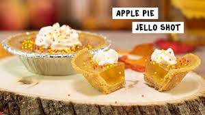 Apple Pie Jello Shots Tipsy Bartender Recipe Jello Shot Recipes Jello Shots Apple Pie Shots