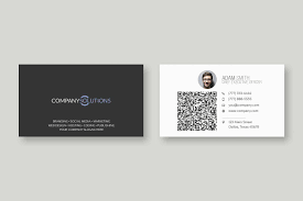 Raised lettering and custom coatings. Modern Qr Business Card Template Qr Code Business Card Business Card Fonts Business Card Template