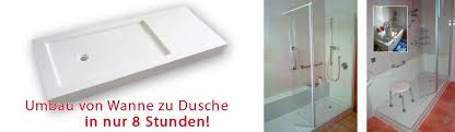 Alternativ können verbraucher zuschüsse oder kostengünstige kredite in anspruch nehmen. Umbau Wanne Zur Dusche Tecnobad Wien 01 9560864