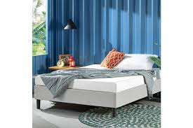 Zinus curtis essential upholstered platform bed frame. Zinus Curtis Bed Base Upholstered Bed Frame Light Grey Fabric Single Double Queen Matt Blatt