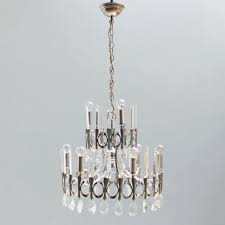 Nine Lights Chandelier Ovali By Gaetano Sciolari Italy 122986