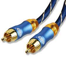 The best option is to run a powered subwoofer with it, although any speakers theoretically work. Digital Audio Coaxial Cable Od6 0 Premium Stereo Audio Rca To Rca Male Coaxial Cable Speaker Hifi Subwoofer Cable Av Shopee Malaysia