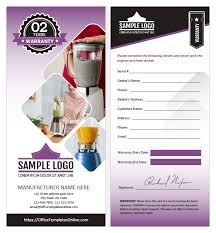 Table of contents hide material design card effect material design. Free Premium Warranty Card Templates For Ms Word