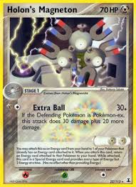 Ver más imágenes de magnemite magnemite es un pokémon artificial de tipo eléctrico/acero3 introducido en la primera generación. Holon S Magneton Pokemon Throwback Thursday 2005 Pojo Com