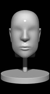 3d Model Mannequin Head 3d Model Model Zbrush