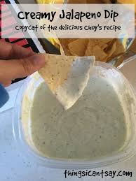 Chuy S Creamy Jalapeno Dip Copycat Recipe Recipe Dip Recipes Easy Food Recipes