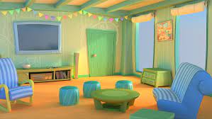 Most popular 23+ living room cartoon : Artstation Cartoon Living Room Dmitriy Novikov