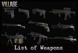 Downloadable content in resident evil 6 note: List Of Weapons Resident Evil Village Resident Evil 8 Game8