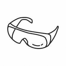 Download protective glasses cliparts and use any clip art,coloring,png. Safety Goggles And Safety Equipment Drawing Hse Images Videos Gallery