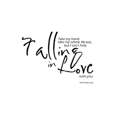 Can T Help Falling In Love Letra Español Falling In Love Falling In Love Quotes Cant Help Falling In Love Words