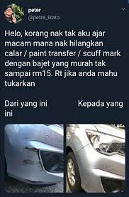 Kalau yang hilang tu calar kat surface yg paling atas cat, sebab bila kita polish kita akan. Hilangkan Kesan Calar Pada Kereta Ikut Cara Ni Kos Rm13 Je Semua Semua Semuanya