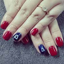 Red And Navy Nails Nails Navy Nails How To Do Nails The application process and the patterns of the designs might be different, but these two color combinations can create gorgeous nail arts!