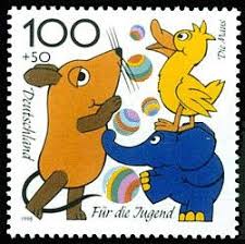 Die Sendung Mit Der Maus Kindertoon German Stamps Cartoon Cartoon Kids