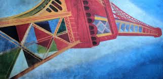 pic la tour eiffel, peinte par robert delaunay, est une succession de toiles peintes à partir de 1910. Affiche Robert Delaunay La Tour Eiffel 1926