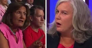 NEW: A BBC Question Time audience member has been applauded after she hit  out at the Labour Government for 'still being friends' with Israel in a  fiery exchange