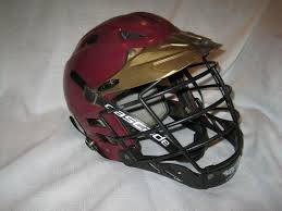 Cascade Clh2 Lacrosse Helmet M L Maroon Gold