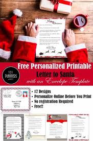 We can not have a collection of printable christmas envelopes without the man of this festive holiday. Free Letter To Santa Template Customize Online Then Print