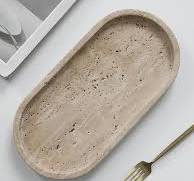 Minimalism Marble Tray for Perfume Candles Jewelry Travertine Stone Vanity  Tray for Dresser Countertop Coffee Table Serving - AliExpress 15