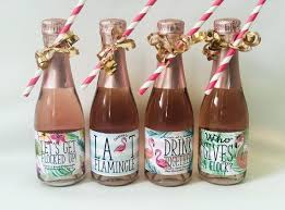 See more ideas about wine barrel, wine barrel furniture, backyard. Beach Bachelorette Party Favor Mini Champagne Label Flamingo Themed Wine Label Party Decor For Beach Bachelorette Weekend Let S Flamingle By Sweet Talk Designs Catch My Party