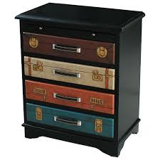 Maybe you would like to learn more about one of these? Pulaski Colorful Vintage Suitcase 4 Drawer Accent Chest Bed Bath Beyond