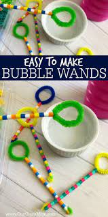 Diy Bubble Wand Learn How To Make A Bubble Wand Homemade Bubble Wands Bubble Wands Homemade Bubbles