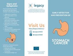 Stomach cancer when diagnosed early can easily be treated. Patients Legacy