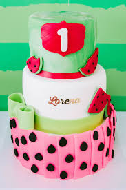 Perfect for baby girls 1st birthday one in a melon featured watermelon party decoration,can be used as a photo props backdrop. Kara S Party Ideas One In A Melon Modern Watermelon Birthday Party Kara S Party Ideas