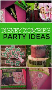 Disney Zombies Party Ideas Today S Creative Ideas Zombie Party Zombie Birthday Parties Zombie Birthday