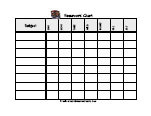 Homework Charts Free Printable Behavior Charts