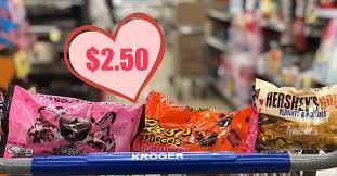 From chocolate, conversation hearts, fun gummy candy, and everything in between, we have the valentineís candy you love at blair shop all bulk valentineís candy today at blaircandy.com! Hershey S Reese S Or Kit Kat Valentine S Chocolate Candy Bags Only 2 50 At Kroger Kroger Krazy