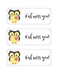 The cute owl on this teacher thank you card is sure to bring a smile to any teacher's face. End Of Year Gift Owl Miss You By Mulvey S Materials Tpt
