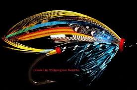 The Black Doctor Salmon Fly Flyfishing Fly Fishing Flies Pattern Fly Fishing Fly Fishing Lures