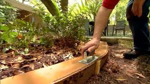 Pouring concrete steps (how to pour concrete steps). Google Image Result For Http Www Todayshomeowner Com Screengrabs 718 4 How Pour Concrete Curbin Poured Concrete Patio Concrete Curbing Concrete Garden Edging